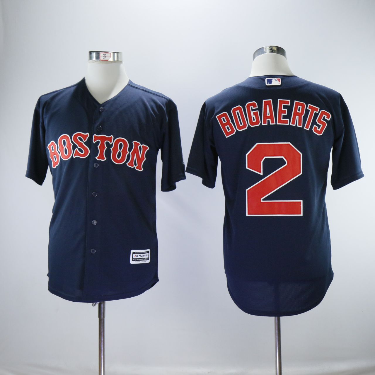 Men Boston Red Sox 2 Bogaerts Blue MLB Jerseys